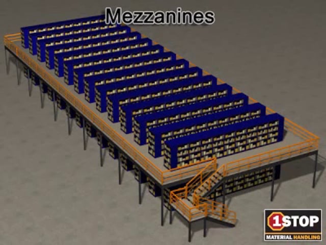 Free Standing Mezzanine by 1Stop Rack Services