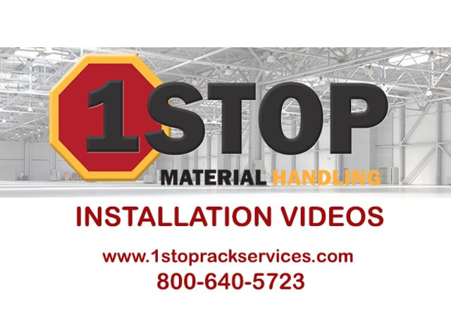 Installation of Wire Decking on Structural Pallet Rack System